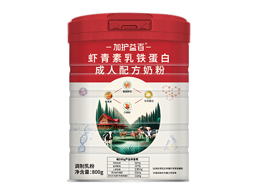 可可麦田加护益百虾青素乳铁蛋白成人配方奶粉