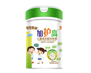 800g可可麦田加护高全骨营养儿童成长配方奶粉