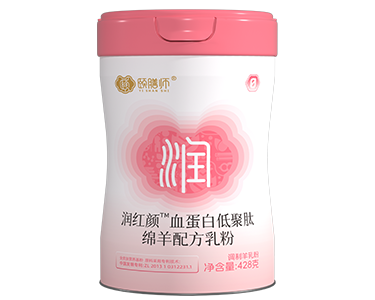 428g颐膳师润红颜血蛋白低聚肽绵羊配方乳粉